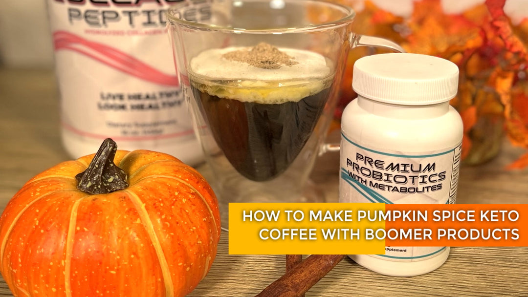 Pumpkin Spice Keto Coffee with Collagen & Probiotics