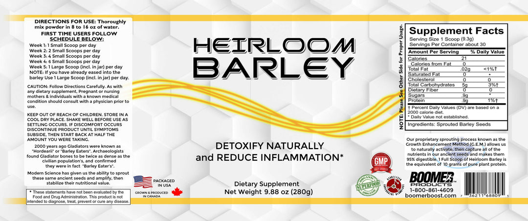 Heirloom Barley.