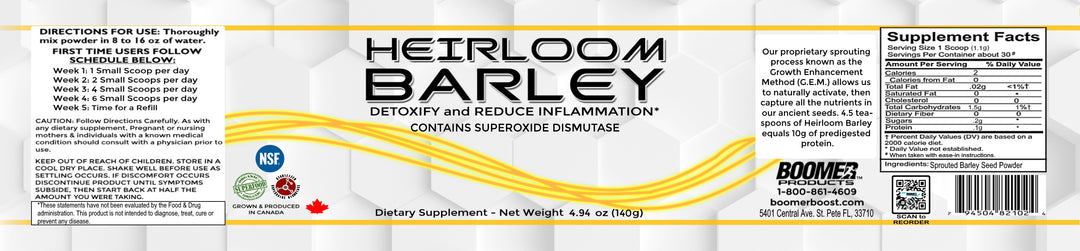 Heirloom Barley Trial Size