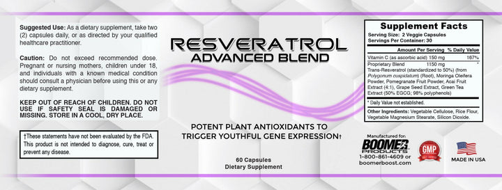 Resveratrol Advanced Blend.