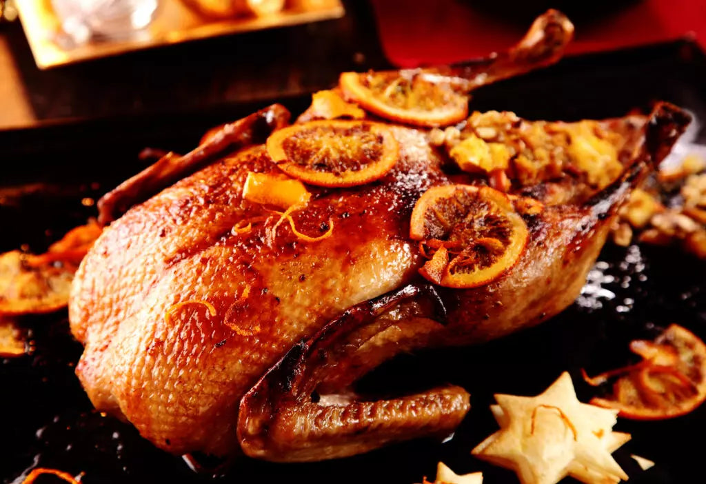 Orange-Ginger Glazed Turkey.