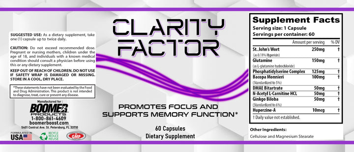 Clarity Factor