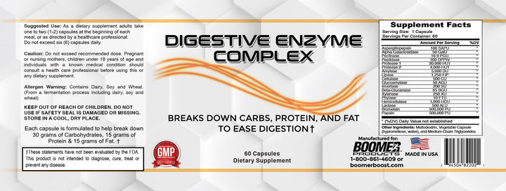 Digestive Enzyme Complex - Boomers Forever Young